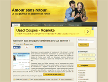 Tablet Screenshot of amour-sans-retour.com